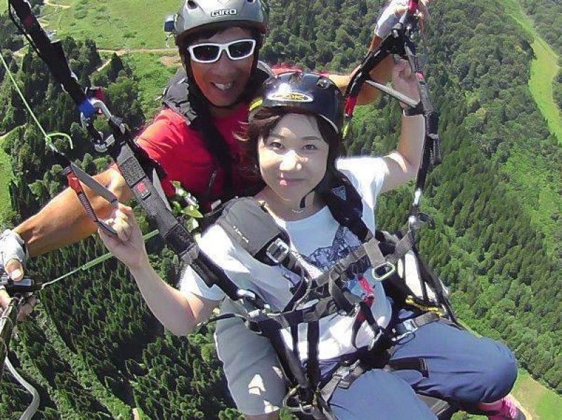【富山・立山】初心者も安心！雄大な立山連邦の絶景を満喫！パラグライダー体験（タンデムフライトコース）