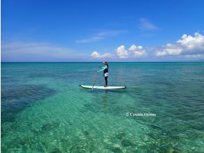 Stand up paddle (Sap) & clear kayak touring Enjoy the beautiful coral reef sea ☆ 1 group chartered [Okinawa main island headquarters]