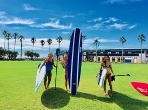 【宮崎県宮崎市】南国宮崎の海で　SUPのプロから学ぶ　手ぶらで本格的な「はじめてのSUP（スタンドアップパドル）」の画像
