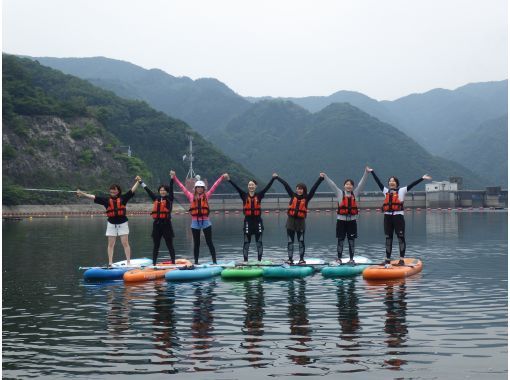 [กุมมะ/ เมืองมิโดริ] ทะเลสาบคุซากิ (ครึ่งวัน) ทัวร์ SUP SUP! 15,000 เยน สำหรับ 3 คน! 20,000 เยน สำหรับ 4 คน!の画像