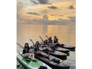 当日予約大歓迎！写真無料【沖縄・恩納村】①お得なSUP＆シュノーケルツアー②絶景サンセット&星空SUPツアー①・②のお好きなプランを選択！