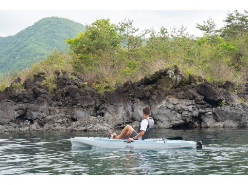 [Yamanashi/ Saiko] One-seater kayak recommended for beginners "Mirage Passport / Compass 60 minutes rental"の画像