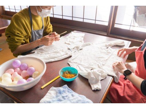 [Yamanashi, Kawaguchiko] Rescue Cat Cafe Indigo dyeing experience class ★ Create a gentle color that is one of a kind in the world using natural materials ★ Beginners and children are welcome! Recommended for familiesの画像