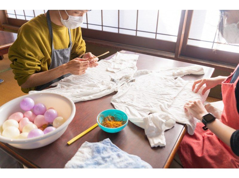 [Yamanashi, Kawaguchiko] Rescue Cat Cafe Indigo dyeing experience class ★ Create a gentle color that is one of a kind in the world using natural materials ★ Beginners and children are welcome! Recommended for familiesの紹介画像