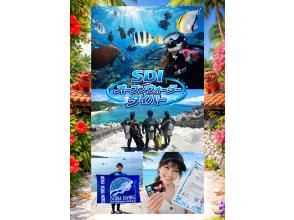 【沖縄・恩納村発】2日間ダイビングライセンス講習《送迎 可》青の洞窟ｵﾌﾟｼｮﾝあり★GoProデータプレゼント！事前学習+海洋講習2日
