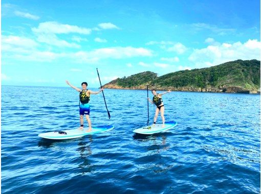 [Shizuoka / Shimoda Oura Beach] SUP experience 120 minutes & snorkeling with instructor guideの画像