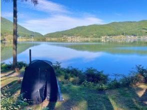 [Lake Kisaki, Nagano] Sauna tent in Lakeside "Outdoor sauna with a spectacular view of the lakeside!"の画像