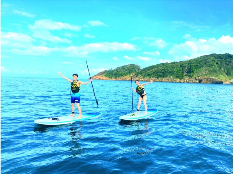 【静岡・下田/大浦海岸】SUP体験90分&シュノーケリング インストラクターガイド付!