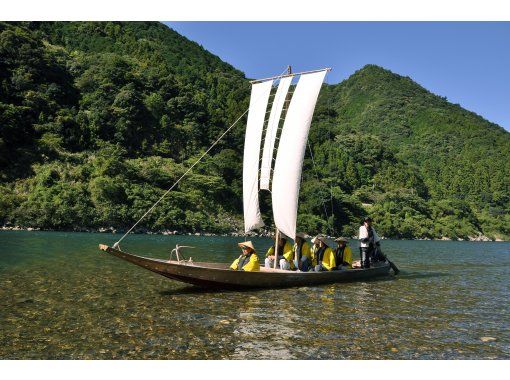 [三重縣/熊野縣] 2 小時熊野川乘坐傳統木船“三灘半”遊覽熊野古道（1:00 pm-）の画像