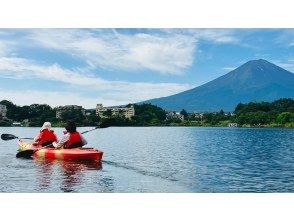 [Yamanashi/Kawaguchiko] Early morning kayaking where you can see Mt. Fuji with a high probability! Fantastic scenery tour Pleasant morning activity!の画像