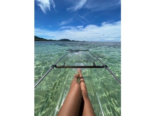 [Ishigaki Island] Clear kayak 30 minutes! Gopro rental & photo/video data present & shower available★Beginners, solo participants, and groups welcomeの画像
