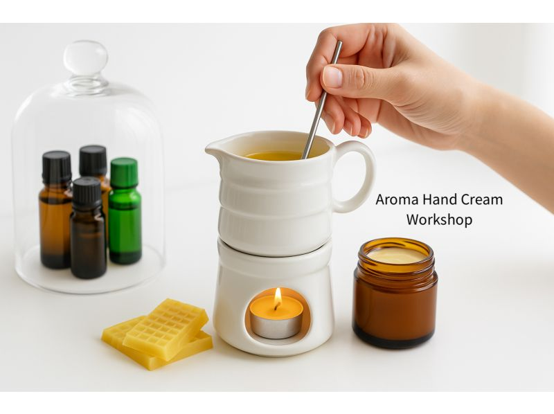 Tokyo, Monzen-Nakacho | Choose your own scent and make your own! Aromatherapy hand cream making experience <Saturdays, Sundays and public holidays only>の紹介画像