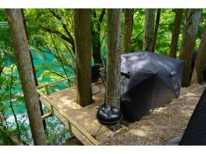 [Tokyo/Okutama] Tent sauna & SUP rental at Lake Shiromaru! The water bath is prepared by the lake and nature.