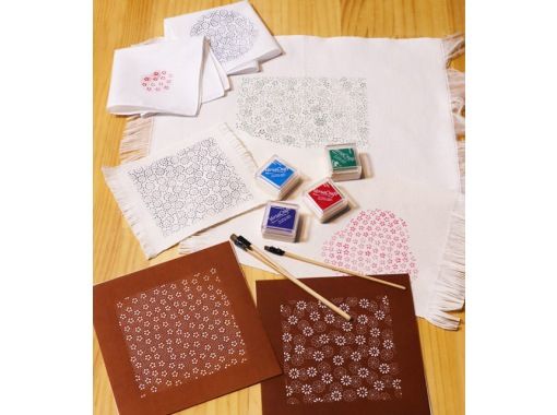 [Tokyo Asakusa] Let's dye cloth accessories with Ise Katagamiの画像