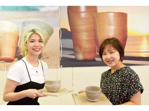  Pottery/wheel [2 minutes walk from Ito Station, Shizuoka] Unlimited clay use/Make 3-5 pieces and choose one to bake/16 basic finishesの画像