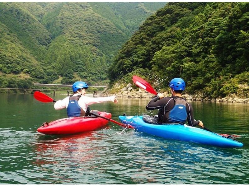 [Kochi Shimanto River going down] Easy going down in the morning half-day 4km short touring [canoe]の紹介画像