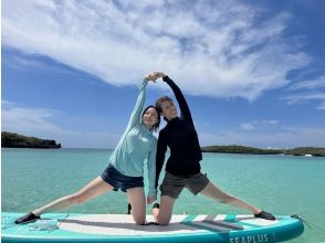【１組限定貸切】初心者歓迎！≪SUPヨガ ≫ 専属カメラマン付☆ドローン＆GoPro撮影無料《笑顔と癒しの時間》★女性に人気
