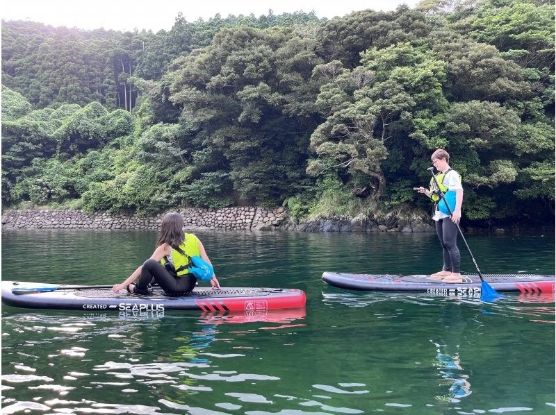 【貸切ツアー】【送迎有り】屋久島到着日、最終日にぴったり「宮之浦川SUPツアー」の紹介画像