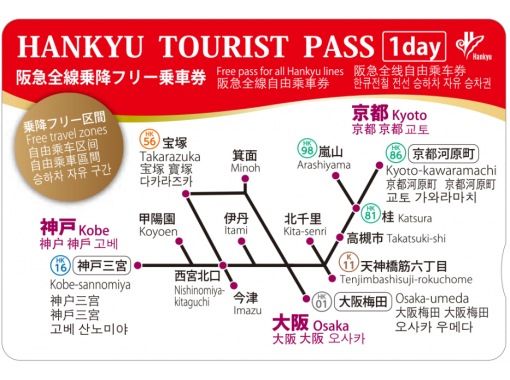 [OSAKA] HANKYU TOURIST PASSの画像