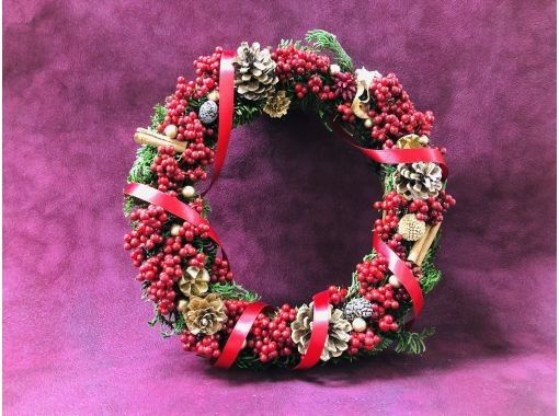 今年は手作り！クリスマスリース作り体験♪の画像