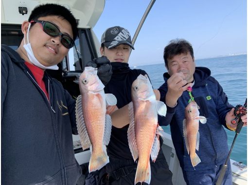 [Shizuoka, off the coast of Lake Hamana, near Enshu Nada] 5-hour Enshu Nada jigging tour! School available | Beginners welcome | We'll teach you how to enjoy fishing ♪の画像