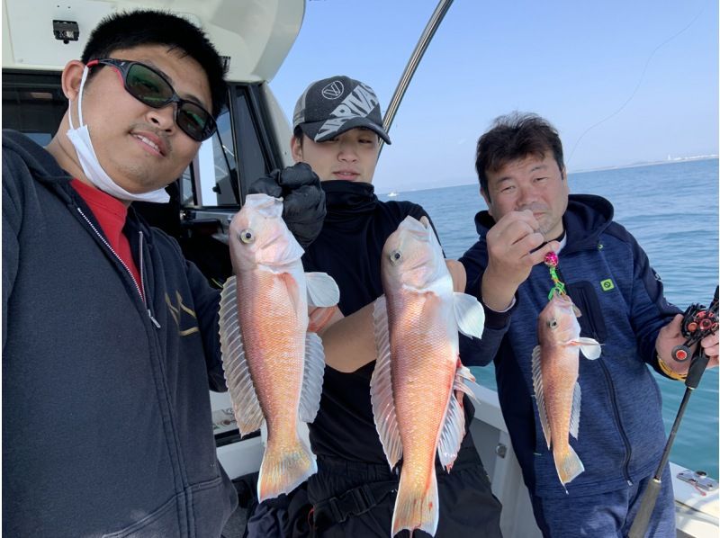 【静岡・浜名湖沖、遠州灘近海】遠州灘ジギング5時間便！スクールも可｜初心者大歓迎｜釣りの楽しみ方をお伝えいたします♪の紹介画像