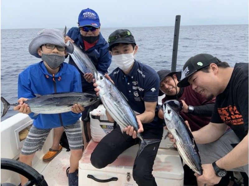[Shizuoka/Enshu-nada Offshore] Enshu-nada bonito and yellowfin tuna casting 8-hour flight! Schools also available | Beginners welcomeの紹介画像