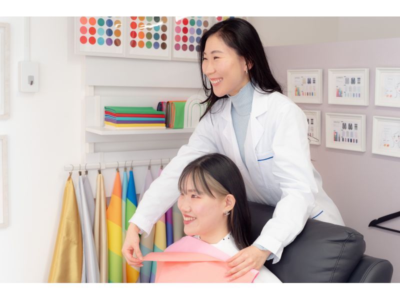 【大阪・心斎橋】LIP LIFE LABペアプラン★本格プロパーソナルカラー診断とリップ製作体験＜２名様料金＞の紹介画像