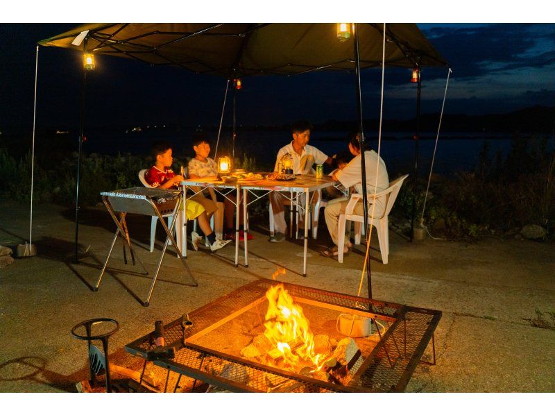 [Starry sky camp / overnight stay] Awaji Island, a space where you can easily BBQ and immerse yourself in a bonfire while watching the stars. Enjoy an extraordinary space in an unexplored area surrounded by natureの紹介画像