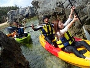 【沖縄県・東海岸プライベートビーチ】無人浜に上陸 シーカヤック ※オプションでBBQも出来ます！の画像