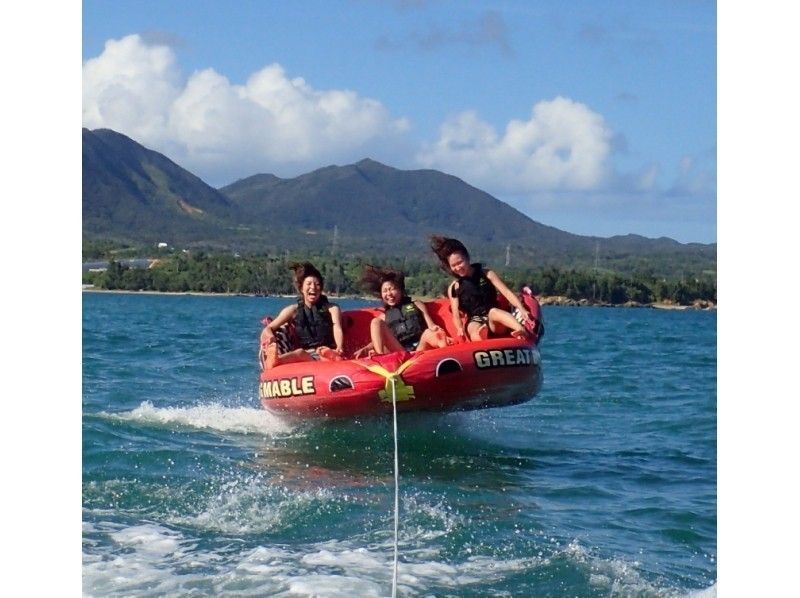 【東海岸プライベートビーチ】迫力満点!!アクティブマリン マーブル【トーイングチューブ】