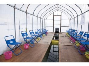 【北海道・石狩】 南釣り場「しのつ湖」テントでわかさぎ釣り体験（レンタル品・温泉入浴付）土日祝［Ｃ］13:30～16:00の画像