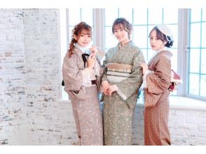 [東京/新宿]★非常受歡迎的複古現代★享受與古董和服的搭配♪