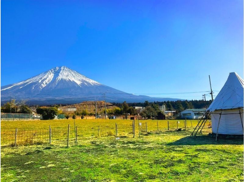 [Shizuoka/Fujinomiya] Recommended for families! A camp where you can interact with animals! "Fujimi Site" where you can enjoy the magnificent view of Mt. Fuji ~Day Camp Plan~の紹介画像
