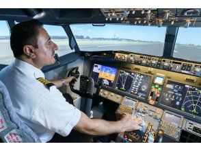 [Chiba/Maihama] Full-fledged flight simulator "Boeing 737" used by professionals for pilot training 30 minutes course (experience 1-2 people)