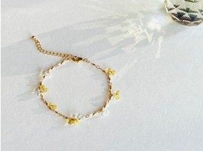 【福岡・糸島】アクセサリー制作体験  女性に人気「チェーンブレスレット作り」＊しずく型ビーズ使用＊　初心者OK！思い出作りに♡