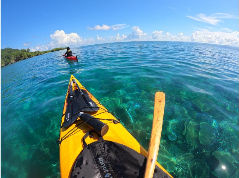 [Okinawa Main Island Northern] Sea kayaking & snorkeling | Yagaji Island - Kouri Island crossing tourの紹介画像