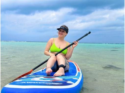 [Okinawa/Miyakojima] ☆ Beginners welcome! Half-day SUP experience in the beautiful ocean of overseas class (no need to bring anything, same-day reservations OK)の画像