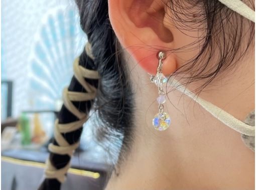 【福岡・糸島】アクセサリー制作体験  New！！「お手軽ピアス or イヤリング作り」初心者OK！思い出作りに♡の画像