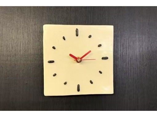 [Osaka/Tennoji] Pottery experience class-Beginners can make satisfying works "Ceramic clock plan" 2 minutes on foot from Tennoji stationの画像
