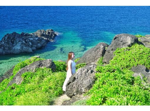 秘境ミステリーフォトツアー☆手つかずの屋良部半島＆川平湾巡り☆冒険の始まり！人気スポット＆絶景テラスで美景を遊び尽くそう♪ミステリープラン☆の画像