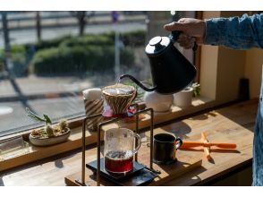 [Yamaguchi/Shimonoseki] Experience making your own original blended coffee at the popular cafe "Uminone Coffee Roastery" overlooking the Kanmon Straitの画像