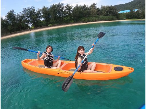 奄美大島【当日予約可能】クリアカヤック（90分）※ドローン空撮動画等写真の無料プレゼントあり※おひとり様もお任せください★の画像