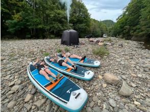 [北海道・札幌・定山渓] 冷たい川が水風呂！定山渓の大自然でととのう～川見テントサウナツアー～