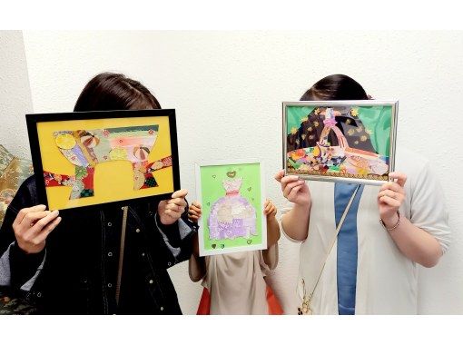 [Ishikawa, Kanazawa] Google Review <★★★★★> Make kimono scrap art! You can take home your one-of-a-kind finished product right away!の画像