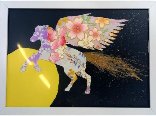 [Ishikawa, Kanazawa] Google Review Rating <★★★★★> Create your own kimono scrap art in Kanazawa! Take home your one-of-a-kind finished piece right away!の画像