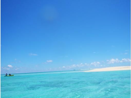 【沖縄・久米島】はての浜上陸カヤックツアー　自力で行くはての浜!!【現地集合プラン　60歳以下限定】の画像