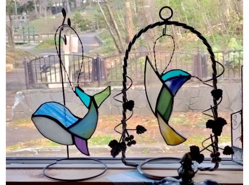 【Stained glass】ステンドグラス　オブジェ Hokkaido/Asahikawa] Beginners welcome! Full-fledged stained glass
