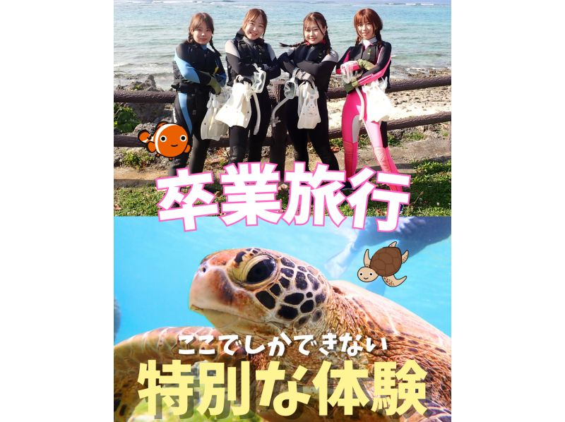 ☆Students only☆About 30 minutes from Naha l Same-day reservations OK l [Pick-up available, for beginners] ☆Over 100 kinds of fish & sea turtles sparkling natural aquarium tour ☆Drone photography freeの紹介画像