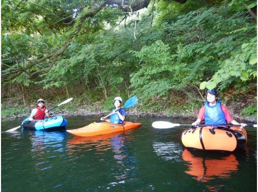 【秩父 長瀞周辺／埼玉 群馬／関東】初めてOK！ パックラフト＆カヤック(1人乗・急流川下り用)半日体験ツアー　◎東京都心から日帰りもの画像